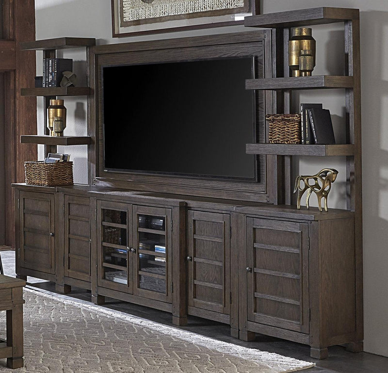 Aspenhome Tucker 75" Console Wall in Bark - Furniture City (CA)l