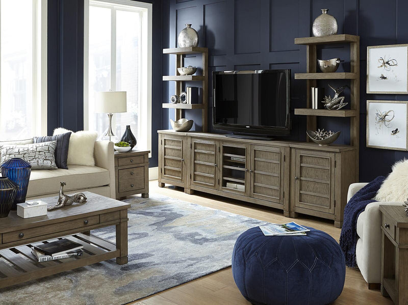 Aspenhome Tucker 75" Console Wall in Stone - Furniture City (CA)l