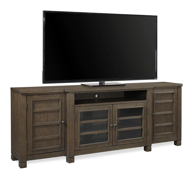 Aspenhome Tucker 84" TV Console in Bark - Furniture City (CA)l