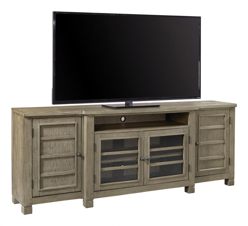 Aspenhome Tucker 84" TV Console in Stone - Furniture City (CA)l
