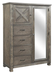 Aspenhome Tucker Chiffarobe in Stone - Furniture City (CA)l