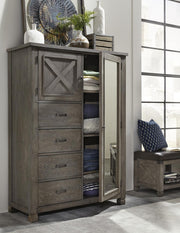 Aspenhome Tucker Chiffarobe in Stone - Furniture City (CA)l