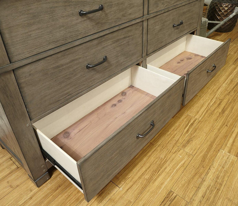 Aspenhome Tucker Dresser in Stone - Furniture City (CA)l
