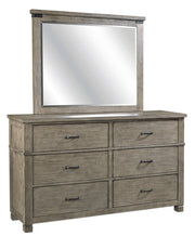 Aspenhome Tucker Landscape Mirror in Stone - Furniture City (CA)l