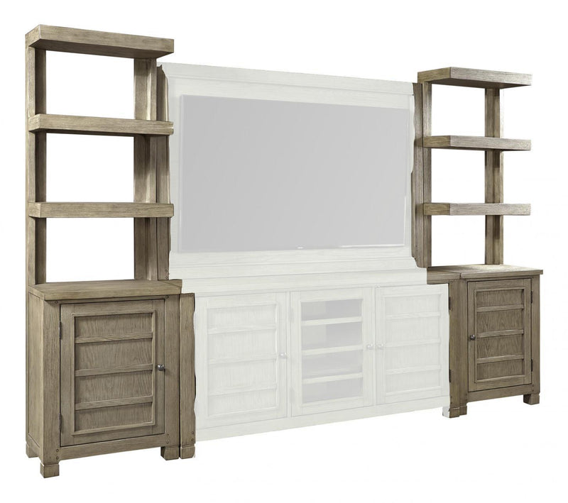Aspenhome Tucker Left and Right Piers ONLY in Stone - Furniture City (CA)l