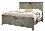 Aspenhome Tucker California King Panel Bed in Stone - Furniture City (CA)l