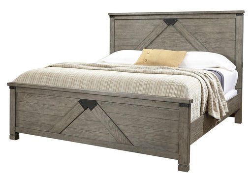 Aspenhome Tucker King Panel Bed in Stone image