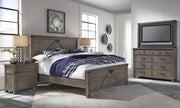 Aspenhome Tucker California King Panel Bed in Stone - Furniture City (CA)l