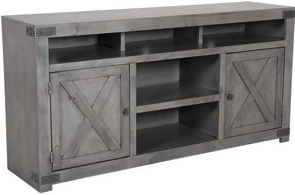Aspenhome Urban Farmhouse 65" Console in Grey - Furniture City (CA)l