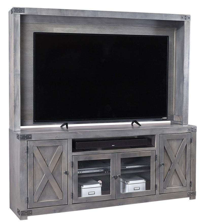 Aspenhome Urban Farmhouse 72" Hutch in Grey - Furniture City (CA)l