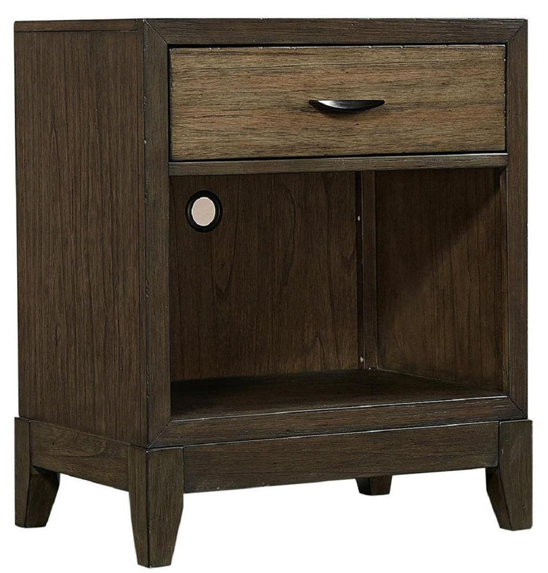 Aspenhome Westlake 1 Drawer Nightstand in Portobello - Furniture City (CA)l