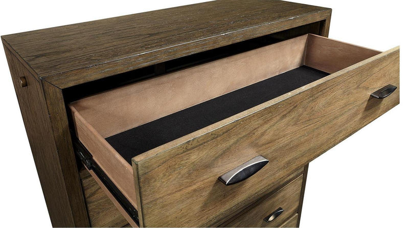 Aspenhome Westlake 5 Drawer Chest in Portobello - Furniture City (CA)l