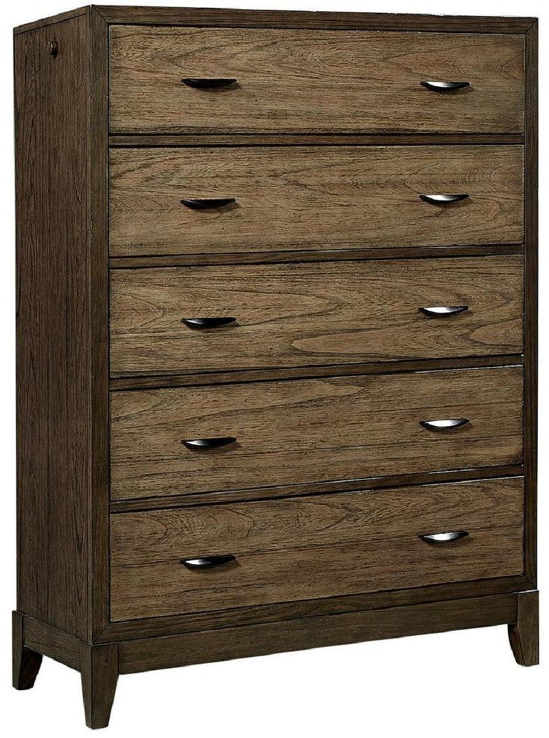 Aspenhome Westlake 5 Drawer Chest in Portobello - Furniture City (CA)l