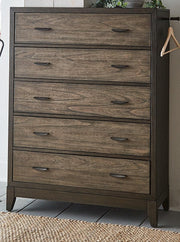 Aspenhome Westlake 5 Drawer Chest in Portobello - Furniture City (CA)l