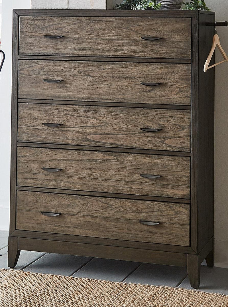 Aspenhome Westlake 5 Drawer Chest in Portobello - Furniture City (CA)l