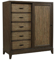 Aspenhome Westlake Sliding Door Chest in Portobello - Furniture City (CA)l