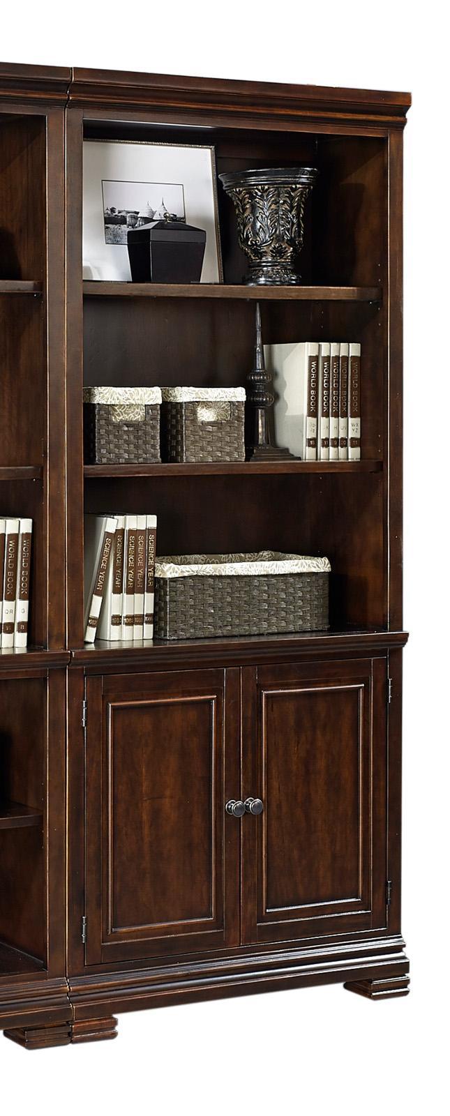 Aspenhome Weston Door Bookcase in Brown - Furniture City (CA)l