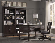 Aspenhome Weston 60" Half Pedestal Desk in Brown - Furniture City (CA)l