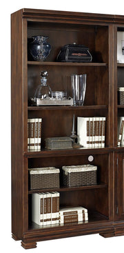 Aspenhome Weston Open Bookcase in Brown - Furniture City (CA)l