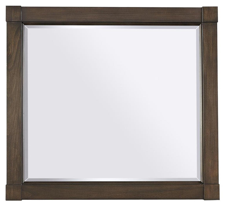 Asphenhome Easton Landscape Mirror in Burnt Umber
