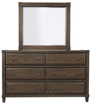 Asphenhome Easton Landscape Mirror in Burnt Umber - Furniture City (CA)l