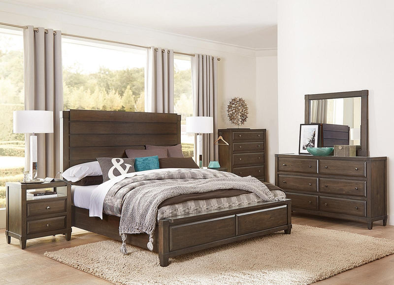 Asphenhome Easton Landscape Mirror in Burnt Umber - Furniture City (CA)l