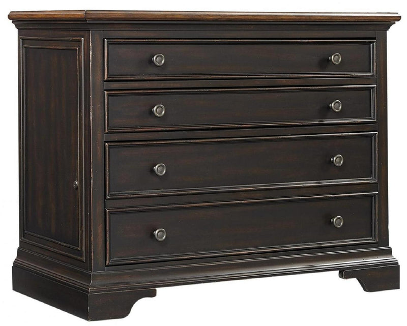 Aspenhome Hampton Combo File in Black Cherry - Furniture City (CA)l