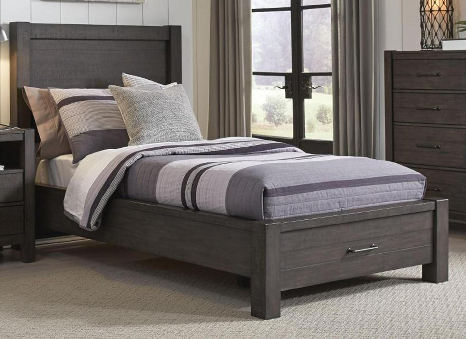 Aspenhome Mill Creek Full Storage Bed in Carob