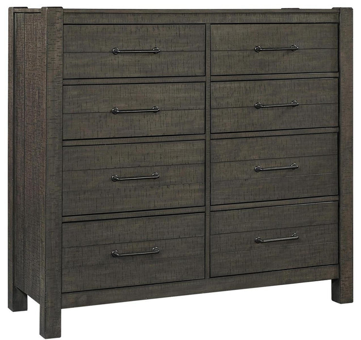 Aspenhome Mill Creek 8 Drawer Tall Chesser in Carob