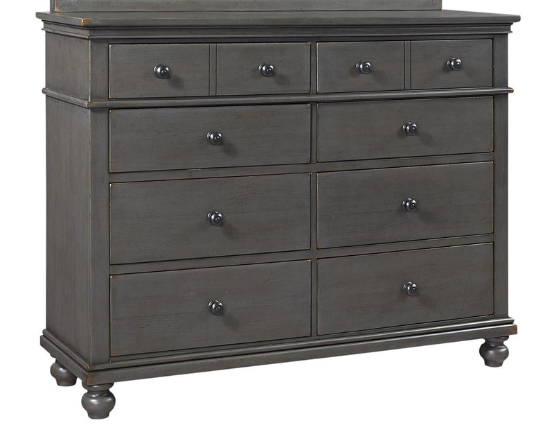 Aspenhome Oxford 8 Drawer Chesser in Peppercorn - Furniture City (CA)l