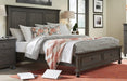 Aspenhome Oxford California King Panel Storage Bed in Peppercorn image