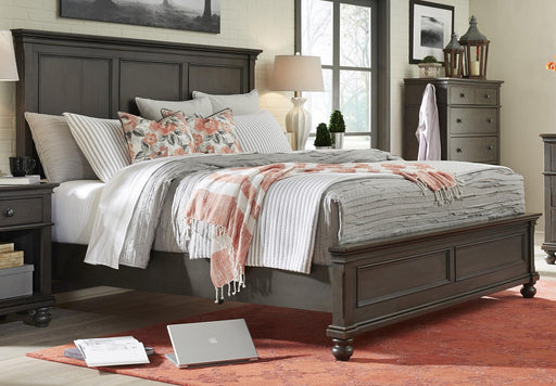 Aspenhome Oxford California King Panel Bed in Peppercorn image