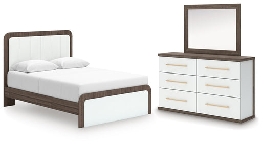 kendanport-queen-upholstered-platform-bed-dresser-and-mirror-1