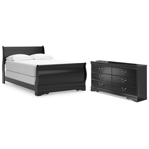huey-vineyard-full-sleigh-bed-and-dresser-1