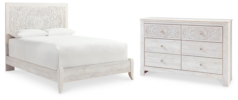 paxberry-queen-panel-bed-and-dresser-1