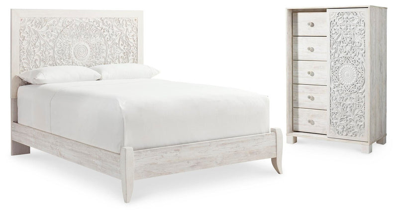 paxberry-queen-panel-bed-and-chest-1