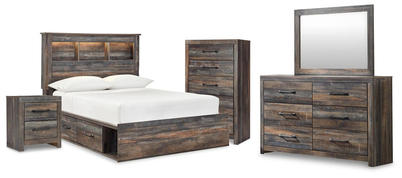 drystan-full-bookcase-bed-dresser-mirror-chest-and-nightstand-1
