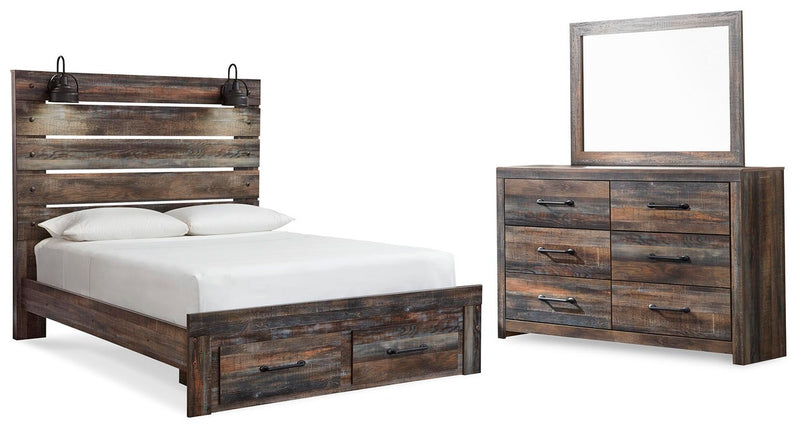 drystan-queen-panel-storage-bed-dresser-and-mirror-1