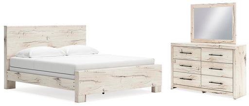 lawroy-king-panel-bed-dresser-and-mirror-1