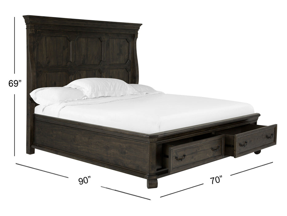 Bellamy Complete Queen Panel Storage Bed