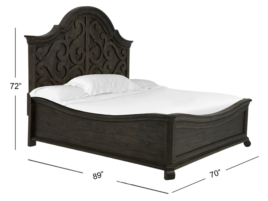Bellamy Complete Queen Shaped Panel Bed