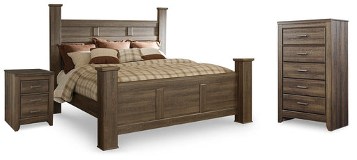 juararo-king-poster-bed-chest-and-nightstand-1