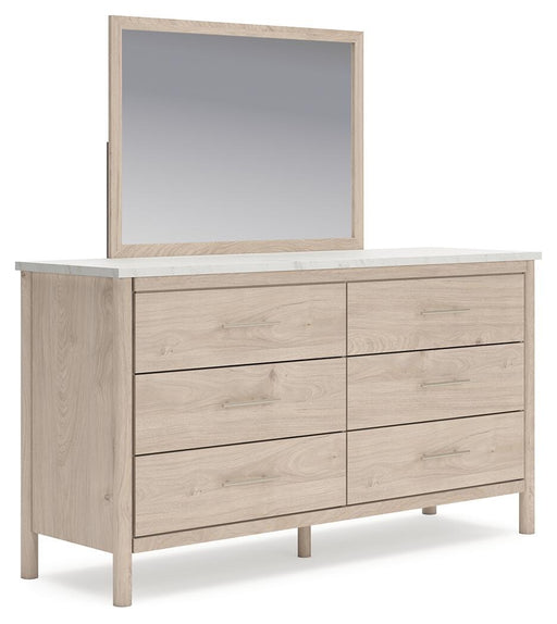 cadmori-queen-upholstered-panel-bed-dresser-and-mirror-2