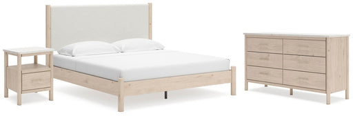 cadmori-king-upholstered-panel-bed-dresser-and-nightstand-1