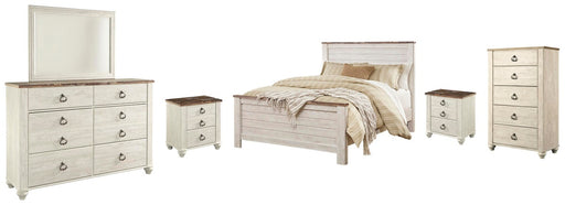 willowton-queen-panel-bed-dresser-mirror-chest-and-2-nightstands-1