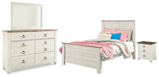 willowton-full-panel-bed-dresser-mirror-chest-and-nightstand-1