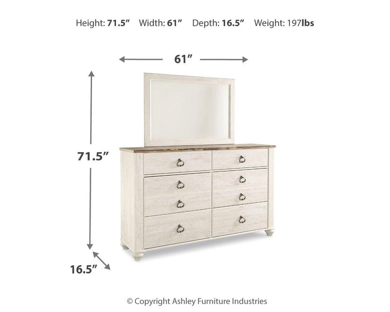 willowton-king-panel-bed-dresser-mirror-chest-and-nightstand-3