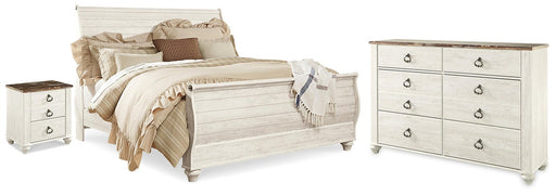 willowton-king-sleigh-bed-dresser-and-nightstand-1