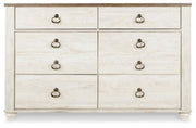 willowton-queen-sleigh-bed-dresser-and-chest-2