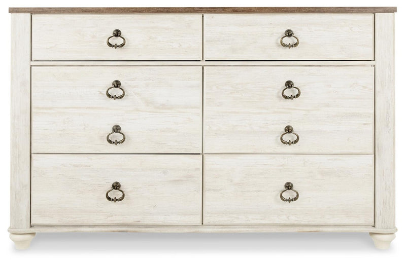 willowton-queen-sleigh-bed-dresser-and-chest-2